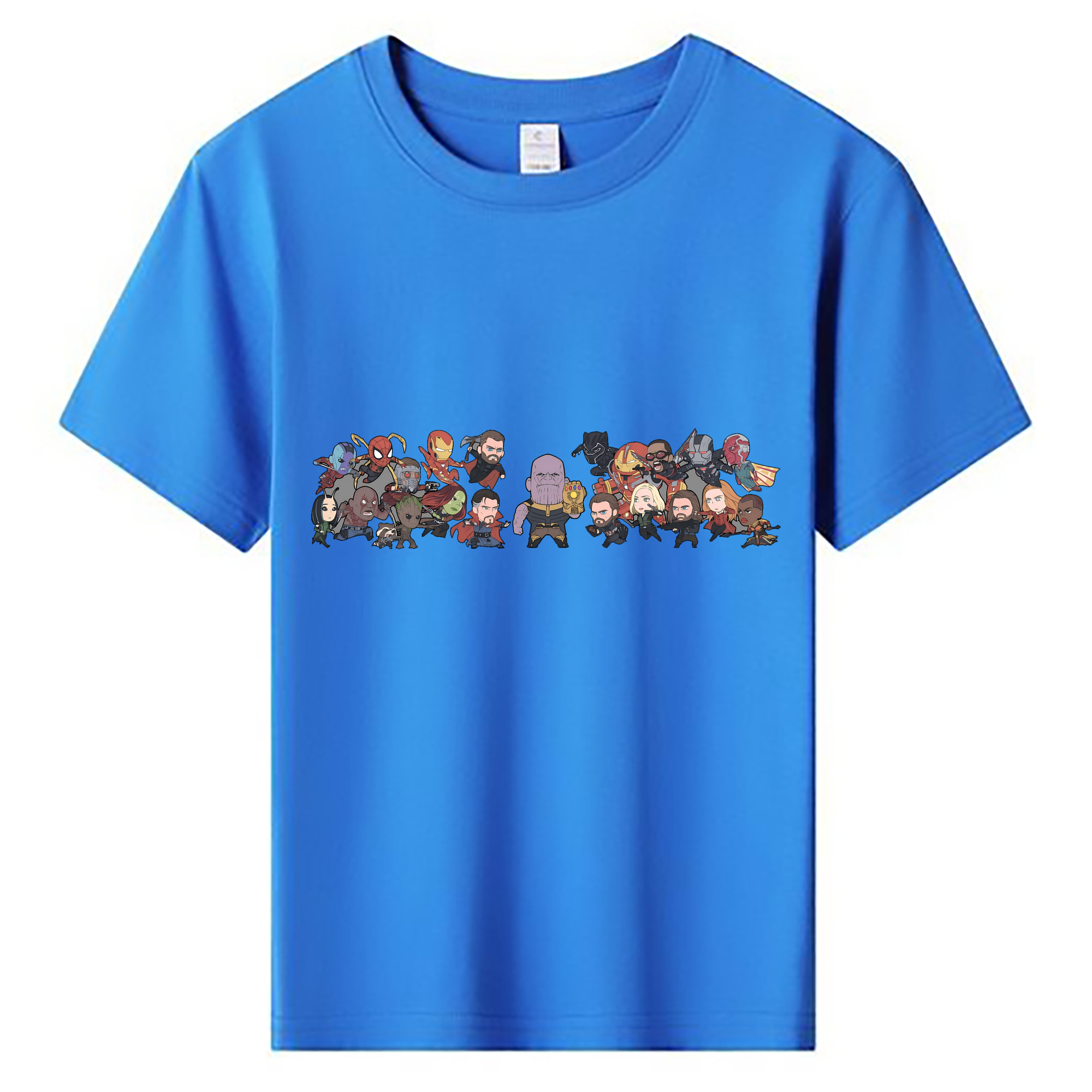 （画像用） アベンジャーズ The Avengers 綿100％キッズTシャツ（フロントプリント）